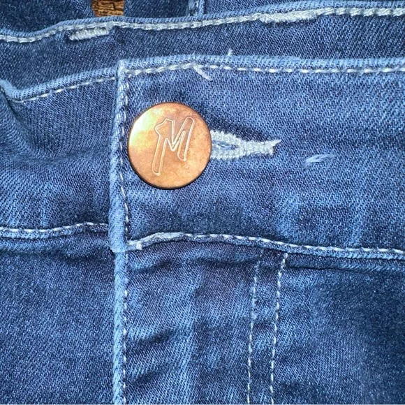 Mugsy Jeans Men's 36x30 Blue Kinzies Cotton Blend Straight Leg Distressed Denim - Picture 7 of 13